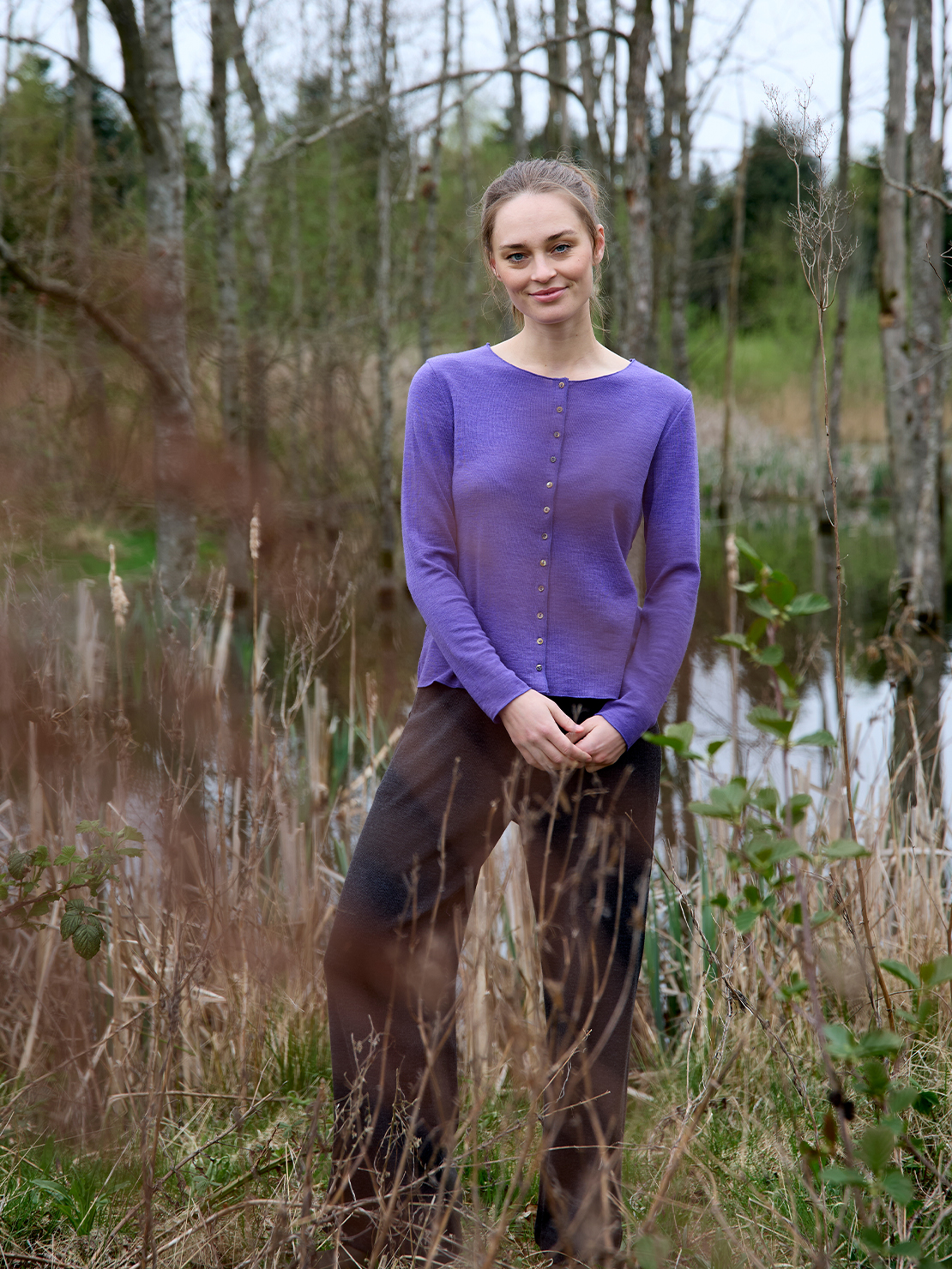 Cardigan plain merino